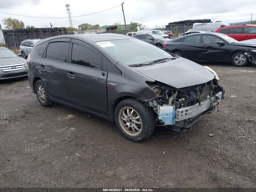 Vin: jtdzn3eu0fj027109, lot: 46725225, toyota prius v three 20151