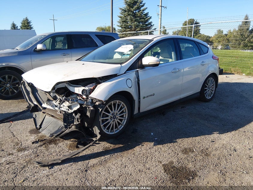 Vin: 1fadp3r40dl270067, lot: 46725260, ford focus electric 20132