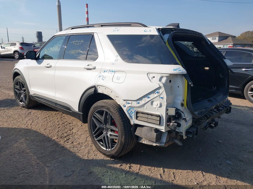 Vin: 1fmuk8kh6sgc42648, lot: 46725271, ford explorer st-line 20253