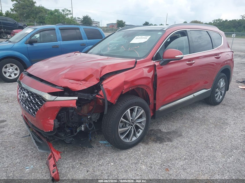 Vin: 5nms53ad8kh094998, lot: 46725304, hyundai santa fe ultimate 20192