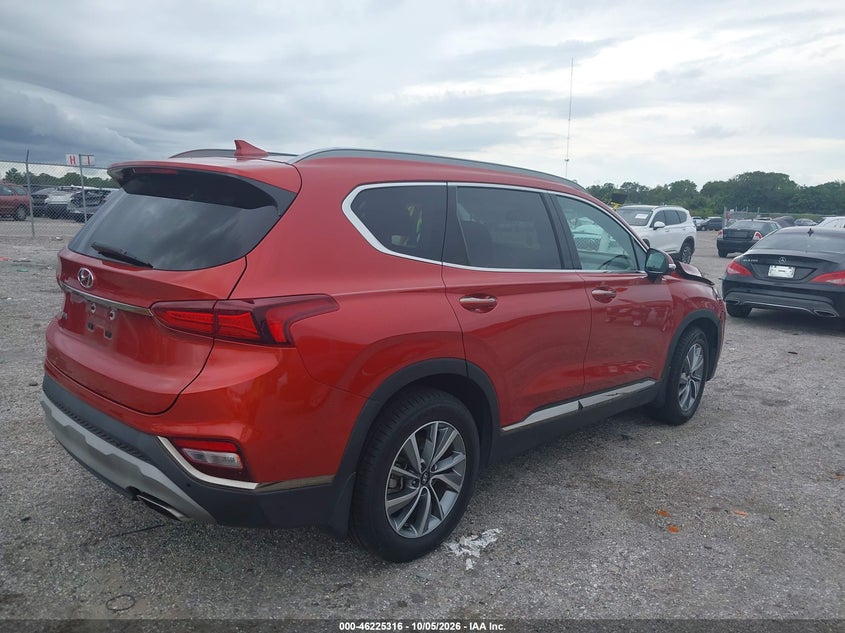 Vin: 5nms53ad8kh094998, lot: 46725304, hyundai santa fe ultimate 20194