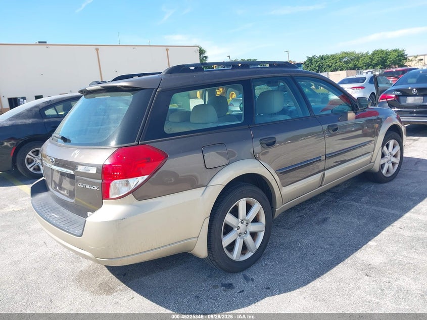 SUBARU OUTBACK (NATL) 2008 VIN 4S4BP61C787327784