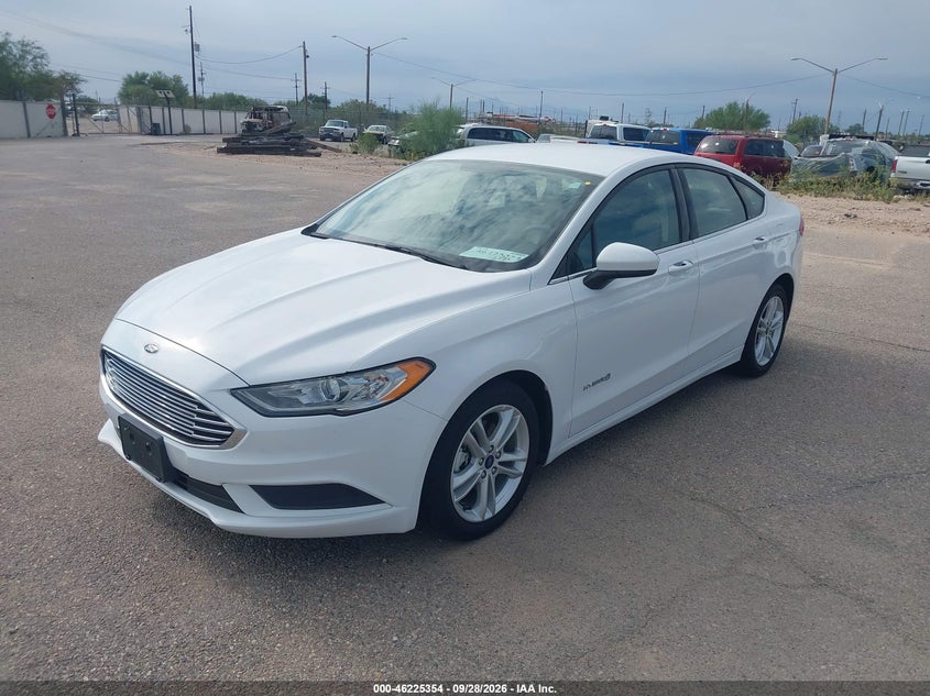 Vin: 3fa6p0uuxjr100519, lot: 46725342, ford fusion hybrid s 20182
