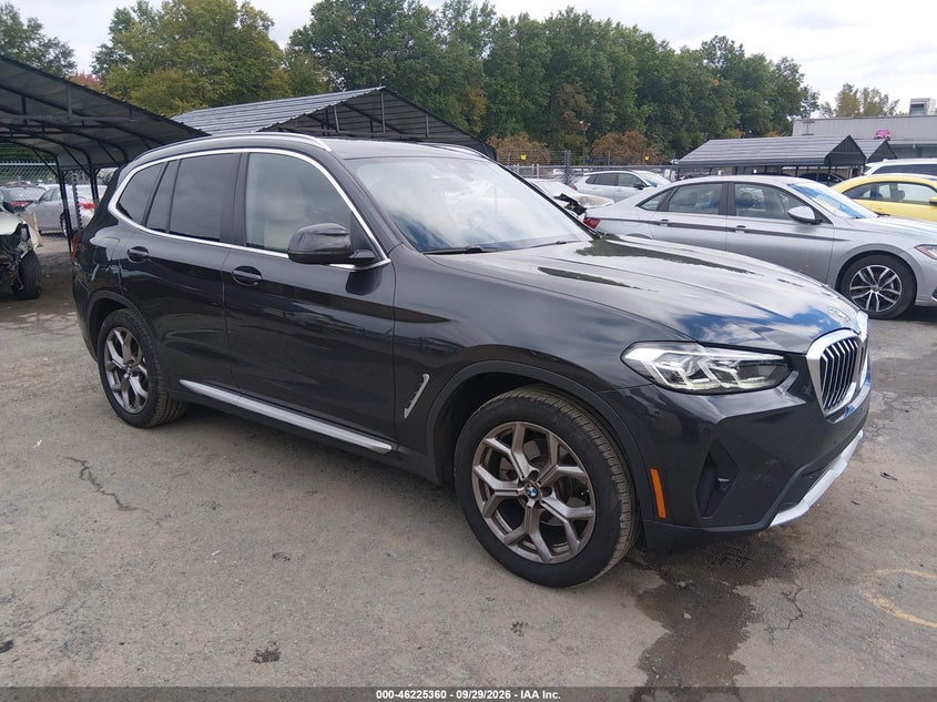 Vin: wbx57dp07nn177334, lot: 46725348, bmw x3 xdrive30i 20221