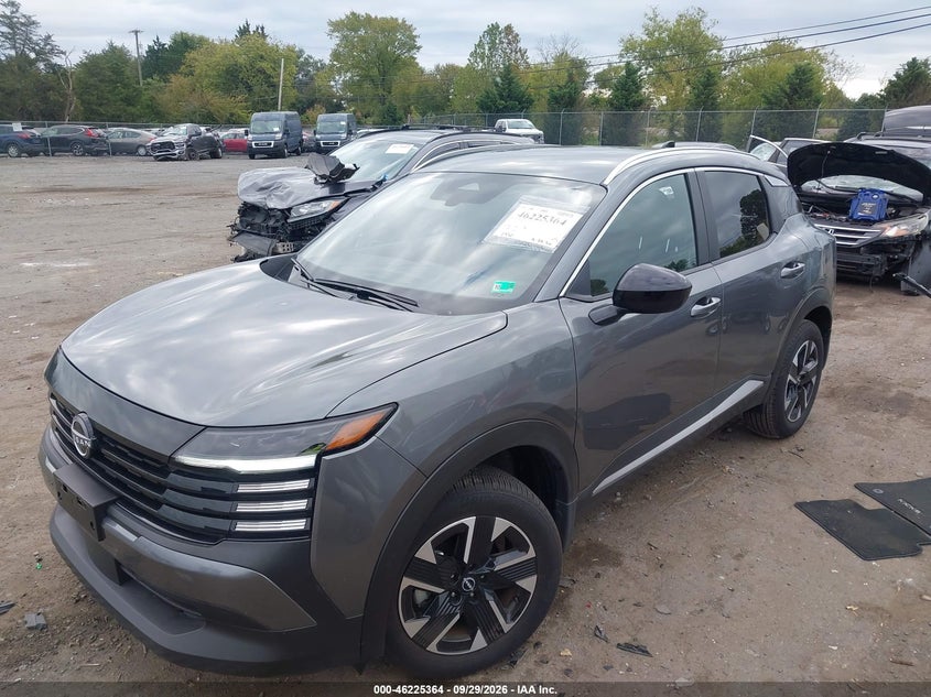 Vin: 3n8ap6cb4tl318215, lot: 46725352, nissan kicks sv 20262