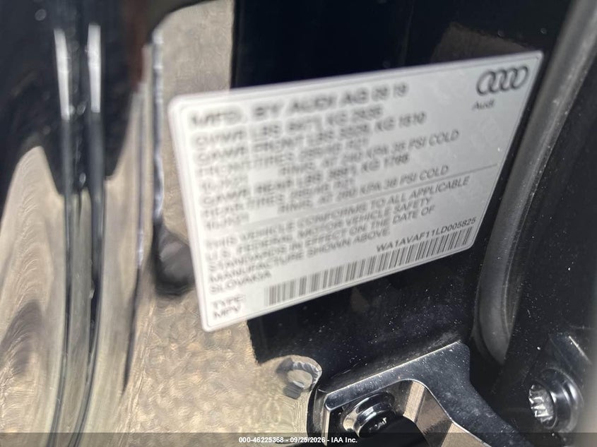 2020 AUDI Q8 PREMIUM 55 TFSI QUATTRO TIPTRONIC · Photo 9