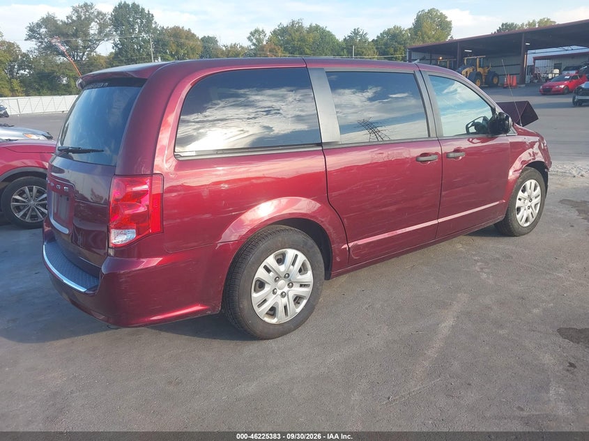 Vin: 2c4rdgbg1lr155696, lot: 46725371, dodge grand caravan se 20204