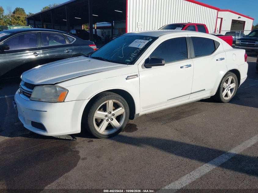 Vin: 1c3cdzab5dn648565, lot: 46725422, dodge avenger se 20132