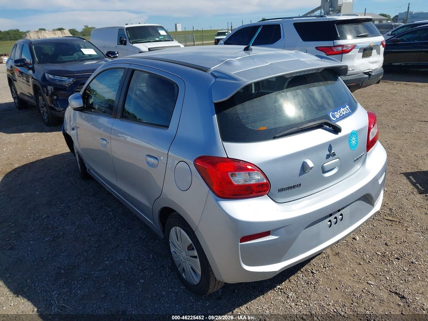 Vin: ml32a3hj4jh015076, lot: 46725440, mitsubishi mirage es 20183