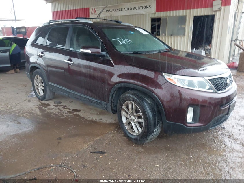 Vin: 5xykt4a68eg432184, lot: 46725458, kia sorento lx 20141