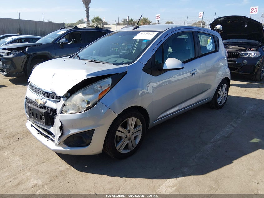 2014 Chevrolet Spark, Удар спереду, IAAI, VIN KL8CD6S91EC581071 — фото 2