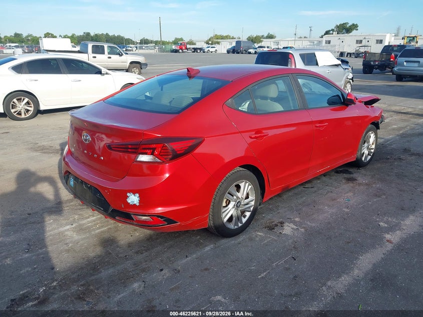 HYUNDAI ELANTRA 2019 VIN KMHD84LF2KU749679
