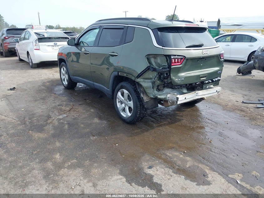 Vin: 3c4njdbb4mt566857, lot: 46725645, jeep compass latitude 4x4 20213