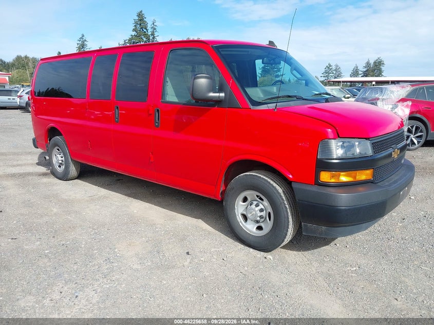 Vin: 1gazgnfg5l1265797, lot: 46725646, chevrolet express passenger rwd 3500 extended wheelbase ls 2020 img_1