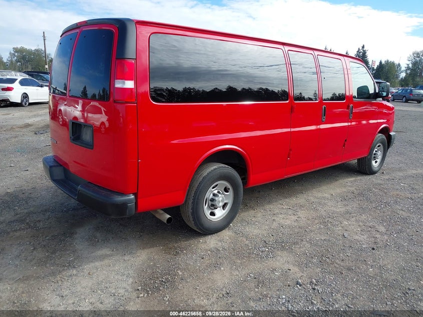 Vin: 1gazgnfg5l1265797, lot: 46725646, chevrolet express passenger rwd 3500 extended wheelbase ls 20204