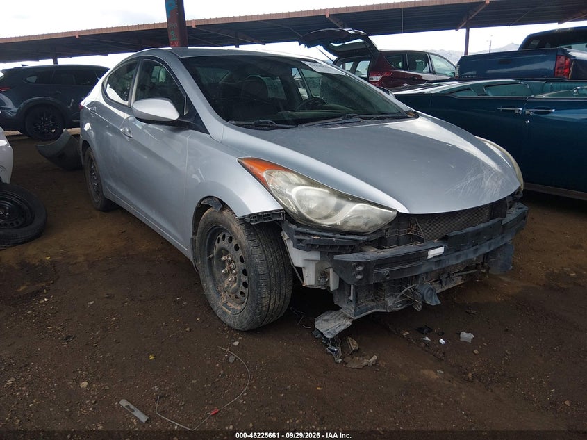 Vin: 5npdh4ae2ch079920, lot: 46725649, hyundai elantra gls 20121