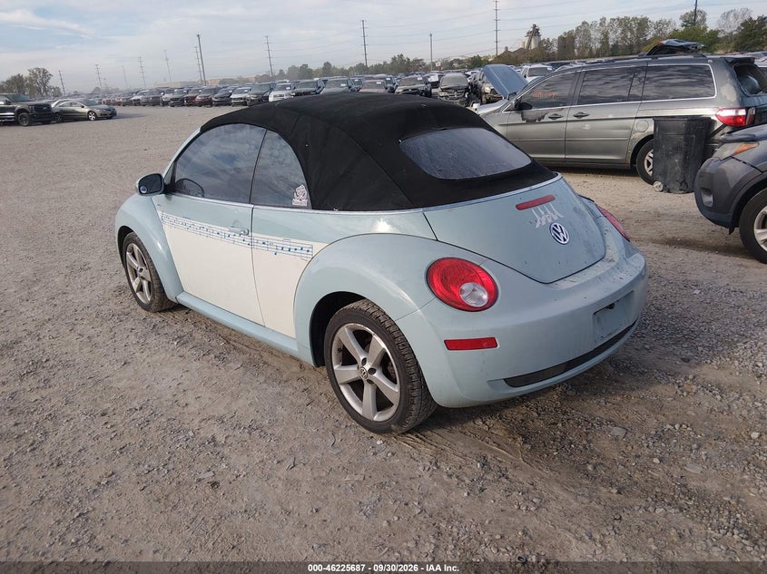 Vin: 3vwrw3al0am002732, lot: 46725675, volkswagen new beetle 2.5l final edition 20103