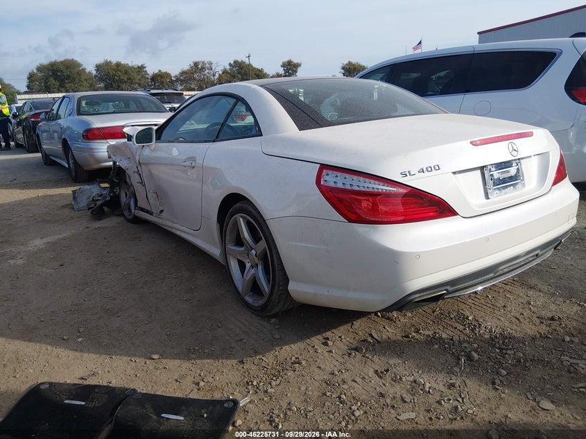 Vin: wddjk6fa9gf038888, lot: 46725719, mercedes-benz sl 400 20163