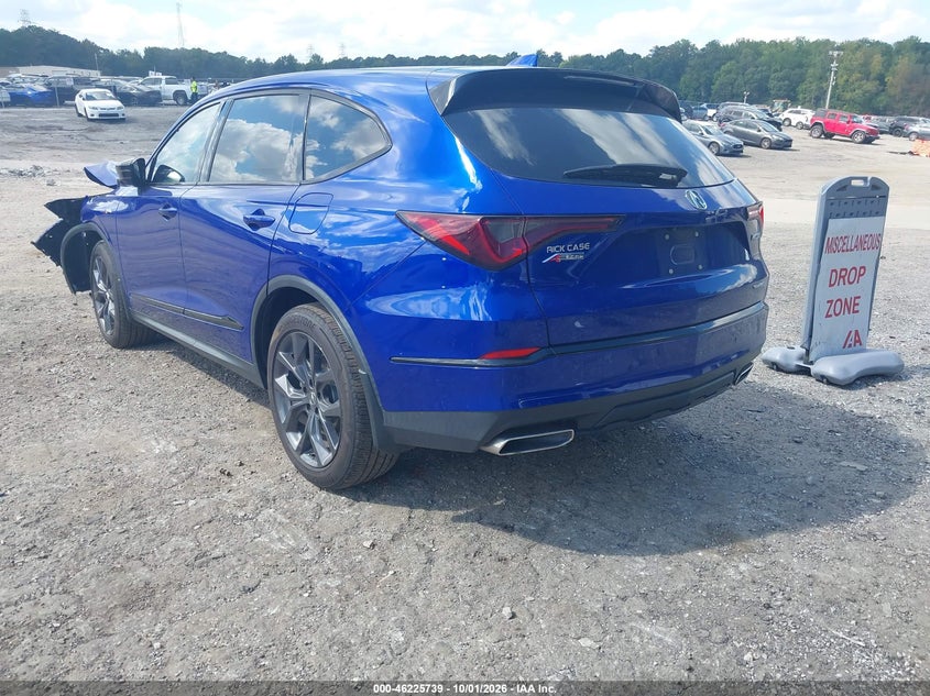 Vin: 5j8ye1h09nl025310, lot: 46725727, acura mdx a-spec package 20223