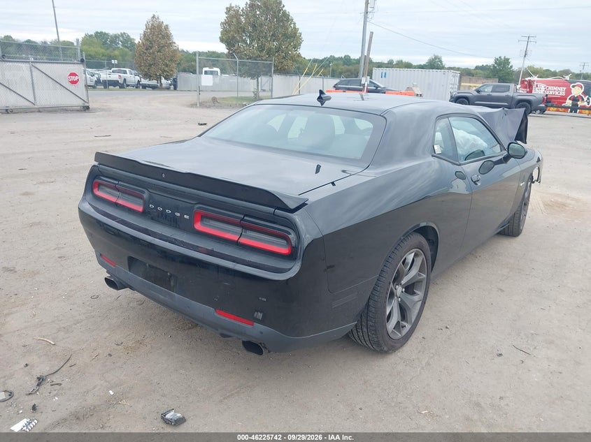 Vin: 2c3cdzat1fh758999, lot: 46725730, dodge challenger r/t 20154