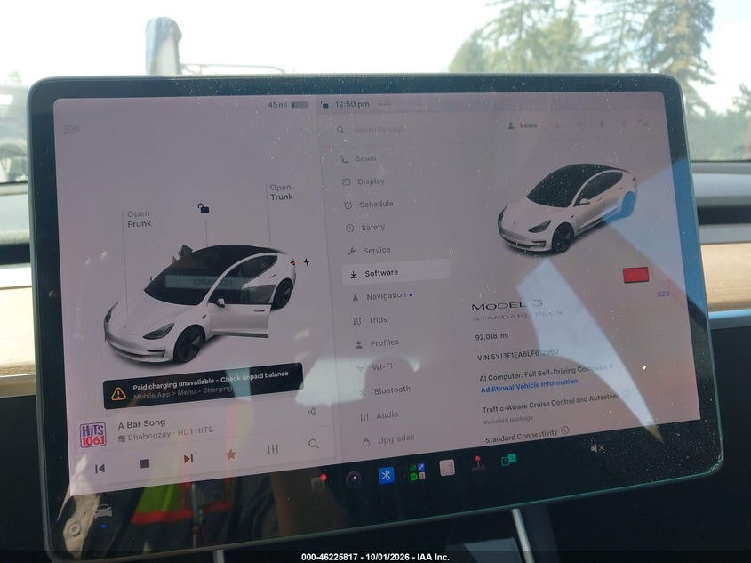 TESLA MODEL 3 2020 VIN 5YJ3E1EA6LF612960