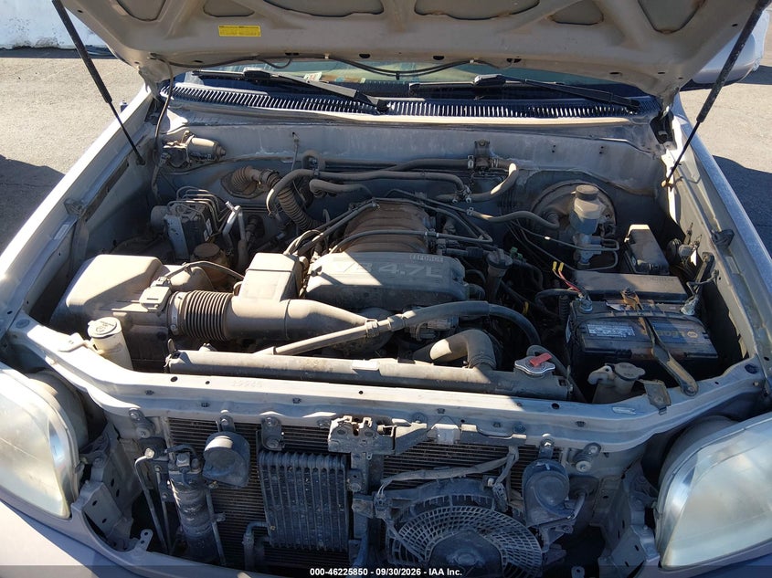 TOYOTA SEQUOIA 2001 VIN 5TDBT48A61S004413