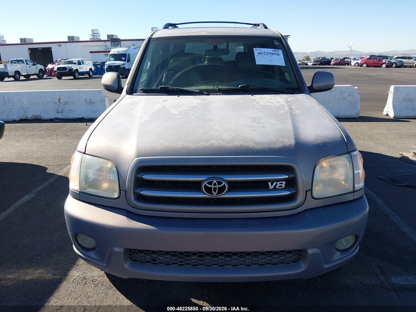 TOYOTA SEQUOIA 2001 VIN 5TDBT48A61S004413