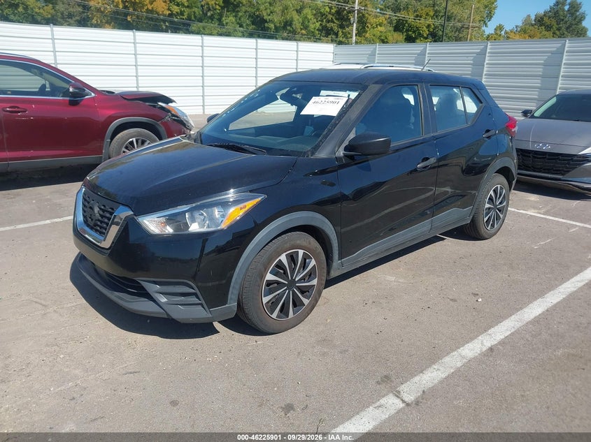 Vin: 3n1cp5bvxll508839, lot: 46725889, nissan kicks s xtronic cvt 20202
