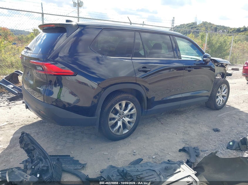 Vin: 5tdacab55rs020345, lot: 46725944, toyota grand highlander hybrid limited 20244