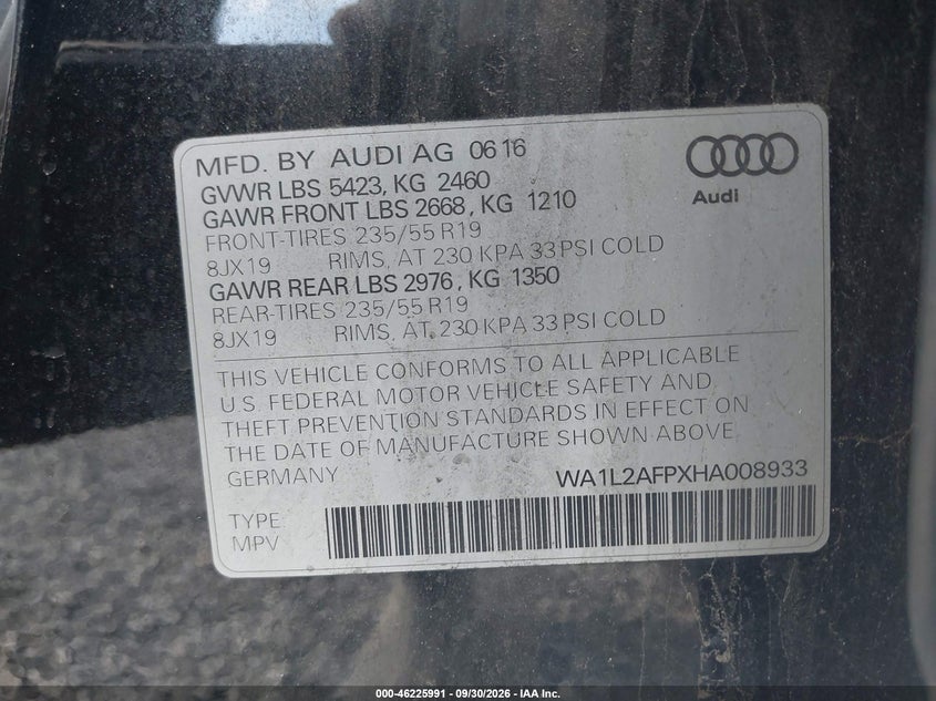 2017 AUDI Q5 2.0T PREMIUM · Фото 9