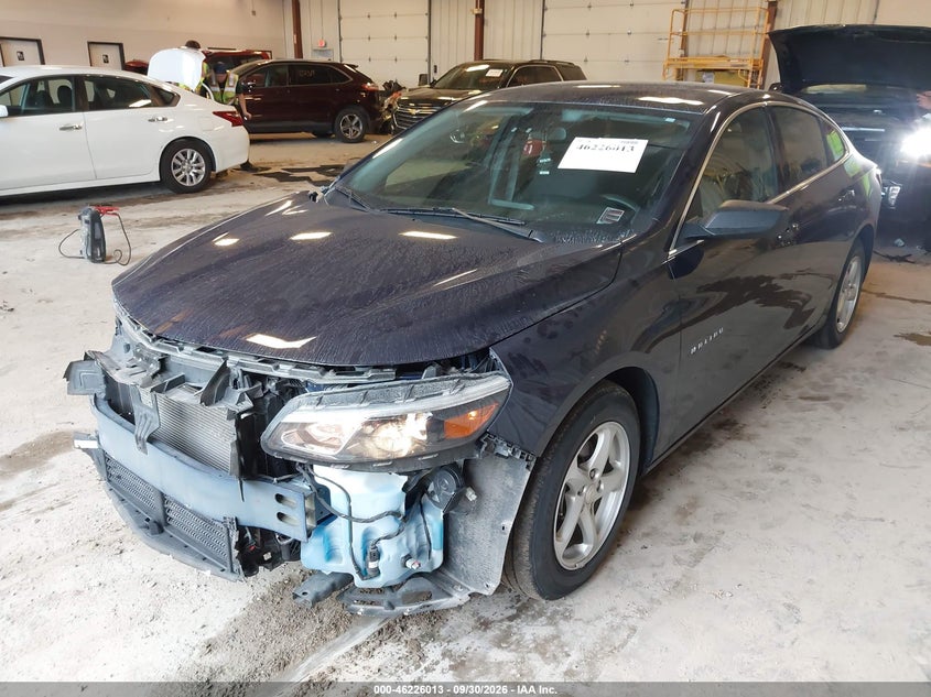 2017 Chevrolet Malibu 1Fl, Front End, IAAI, VIN 1G1ZC5ST0HF260094 — photo 2