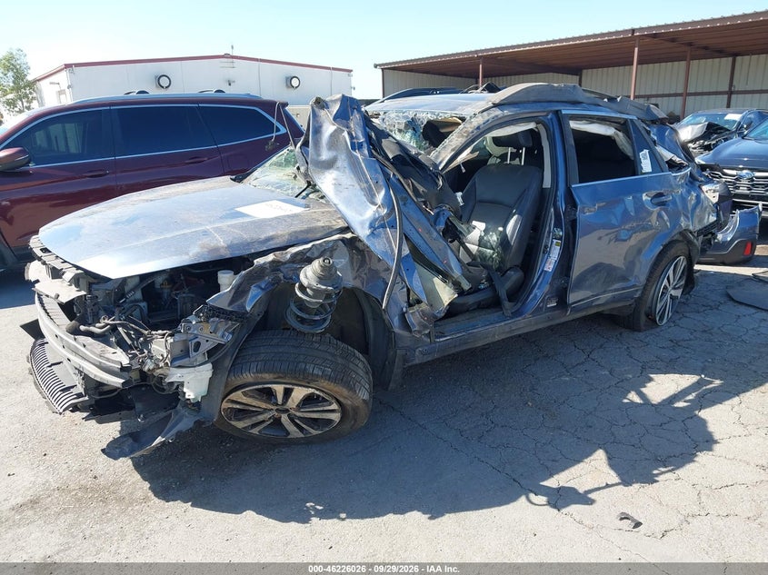 Vin: 4s4bsanc8j3256426, lot: 46726014, subaru outback 2.5i limited 20182