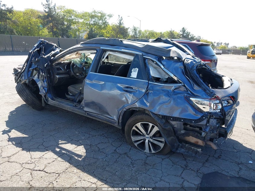 Vin: 4s4bsanc8j3256426, lot: 46726014, subaru outback 2.5i limited 20183
