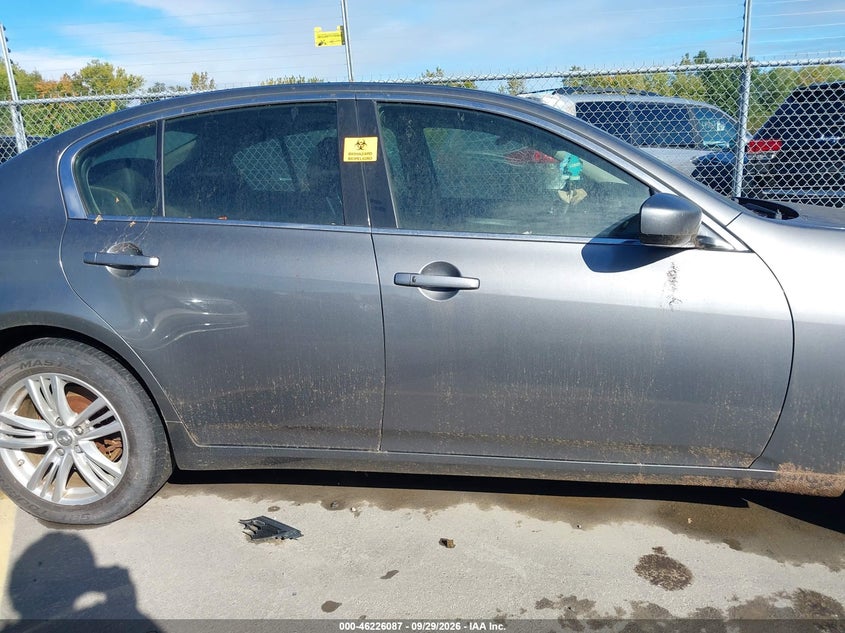 INFINITI G37X 2013 VIN JN1CV6AR5DM357335