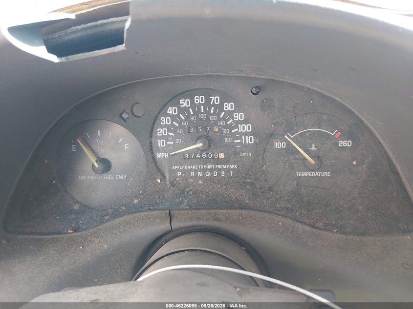 CHEVROLET LUMINA 1999 VIN 2G1WL52M2X9198765