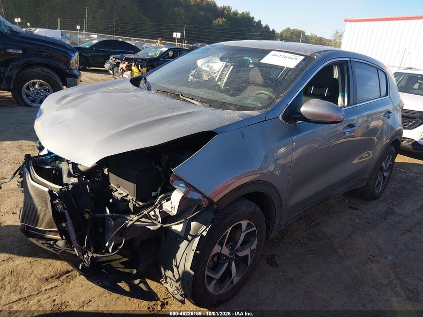 2022 Kia Sportage Lx, Front End, IAAI, VIN KNDPM3AC0N7005629 — photo 2