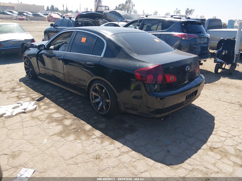 INFINITI G35 2006 VIN JNKCV51EX6M508434