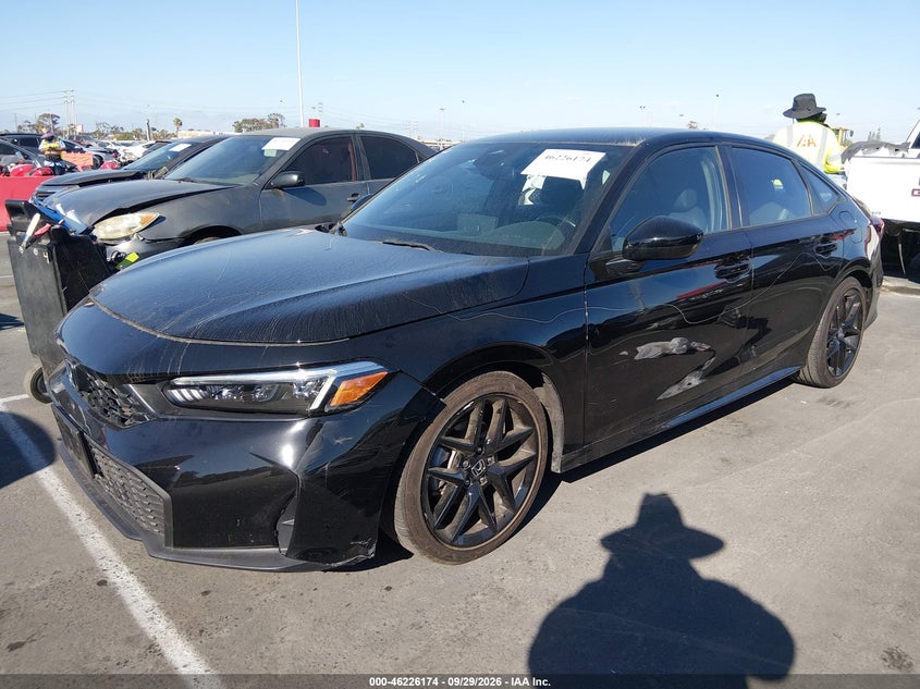 HONDA CIVIC 2025 VIN 2HGFE2F53SH522292