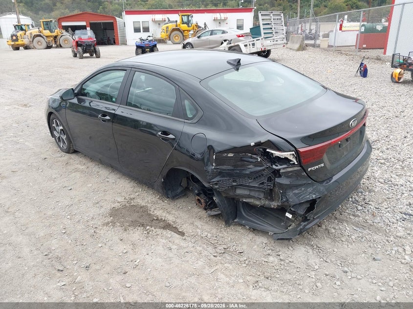 Vin: 3kpf24ad5me408925, lot: 46726163, kia forte lxs 20213