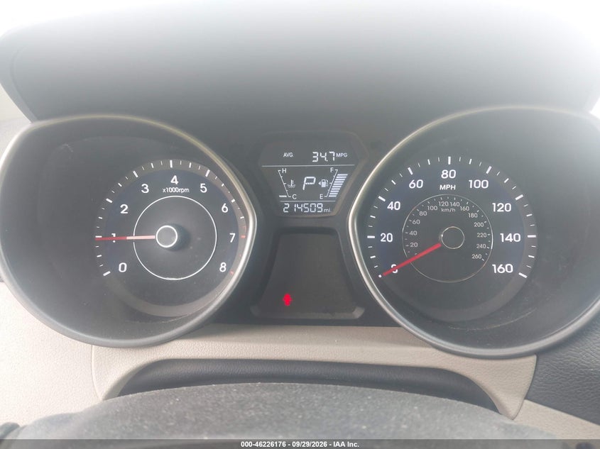 HYUNDAI ELANTRA 2016 VIN 5NPDH4AE9GH728912