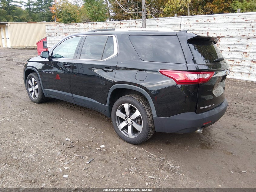 Vin: 1gnevhkw5jj240560, lot: 46726171, chevrolet traverse 3lt 20183