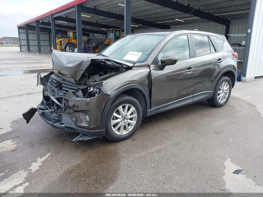 2016 Mazda Cx-5 Touring, Удар спереди, IAAI, VIN JM3KE4CY2G0612060 — фото 2