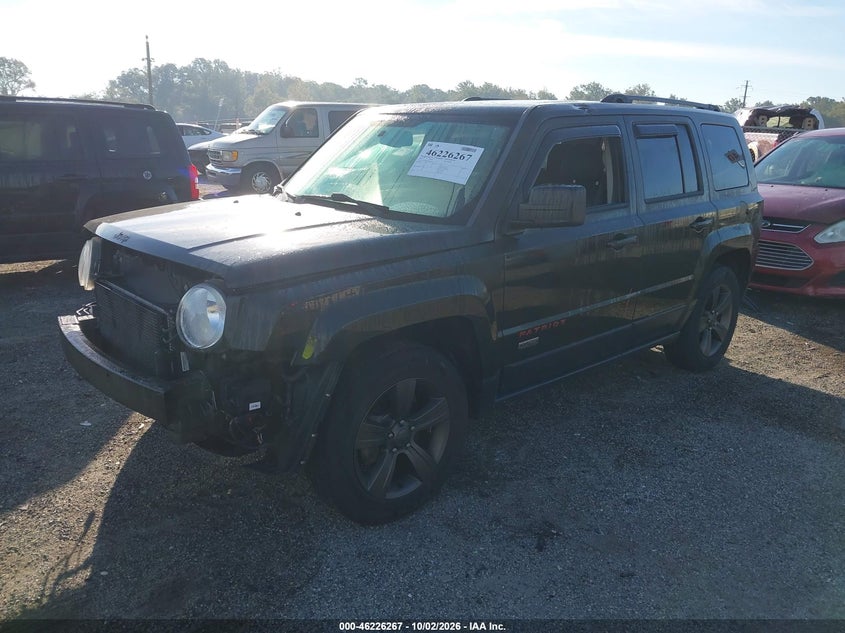 Vin: 1c4njpbb3hd200563, lot: 46726255, jeep patriot 75th anniversary edition fwd 20172