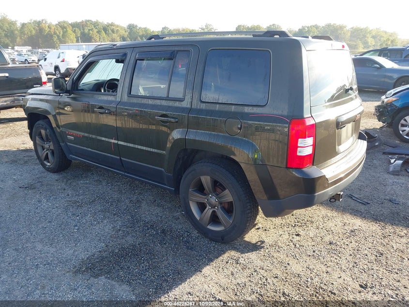 Vin: 1c4njpbb3hd200563, lot: 46726255, jeep patriot 75th anniversary edition fwd 20173