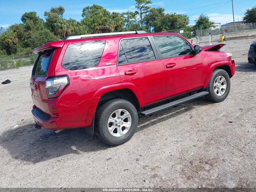 Vin: jteeu5jr1n5255816, lot: 46726313, toyota 4runner sr5 20224