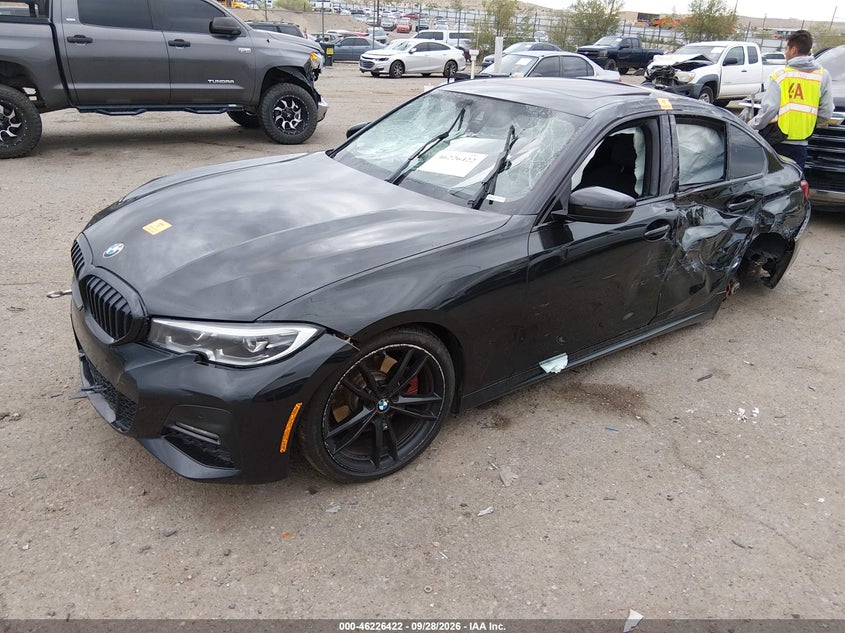 Vin: 3mw5r7j09m8b62513, lot: 46726410, bmw 330i xdrive 20212