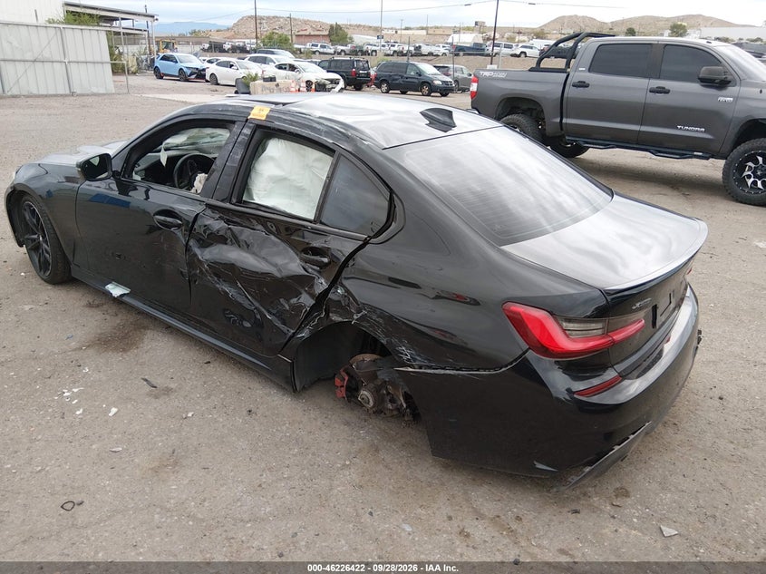 Vin: 3mw5r7j09m8b62513, lot: 46726410, bmw 330i xdrive 20213