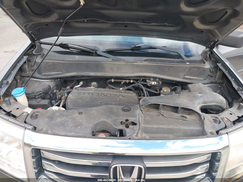 HONDA PILOT 2012 VIN 5FNYF4H77CB044822