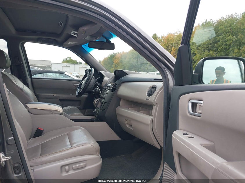 HONDA PILOT 2012 VIN 5FNYF4H77CB044822