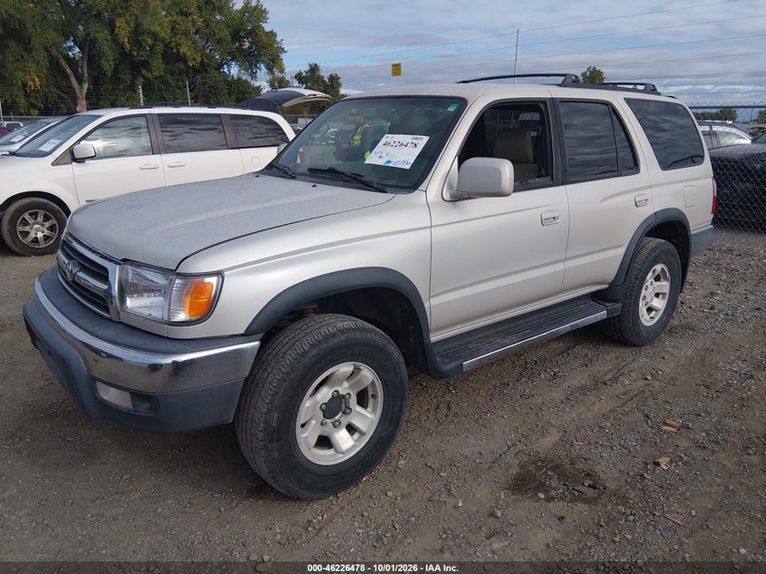 1999 Toyota 4Runner Sr5 V6, Обычный износ, IAAI, VIN JT3HN86R4X0203190 — фото 2